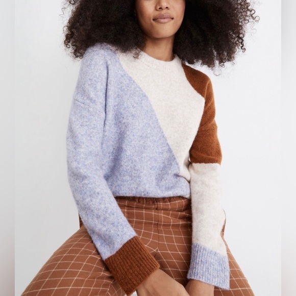 Madewell Sweaters - NWT Madewell Cedarbrook Pullover Sweater in Colorblock Size Small